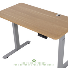 Load image into Gallery viewer, Bamboo Electric Standing Desk