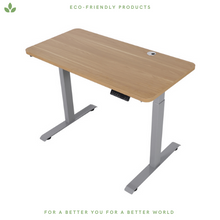Load image into Gallery viewer, Bamboo Electric Standing Desk