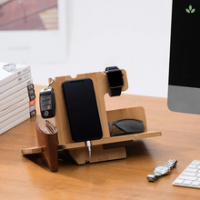 Load image into Gallery viewer, Bamboo Multiple Docking Station
