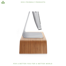 Load image into Gallery viewer, Bamboo Monitor Stand - Minimalist