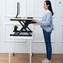 Load image into Gallery viewer, Bamboo Foldable Standing Desk
